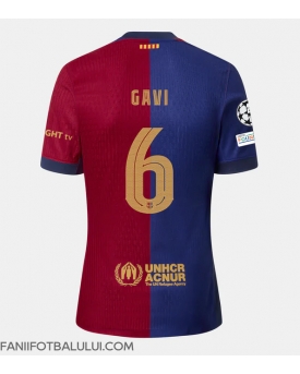 Barcelona Paez Gavi #6 Tricou Fotbal Replică 2024-25 Barbati Acasa